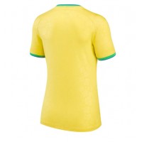 Brazil Replica Home Shirt Ladies World Cup 2022 Short Sleeve